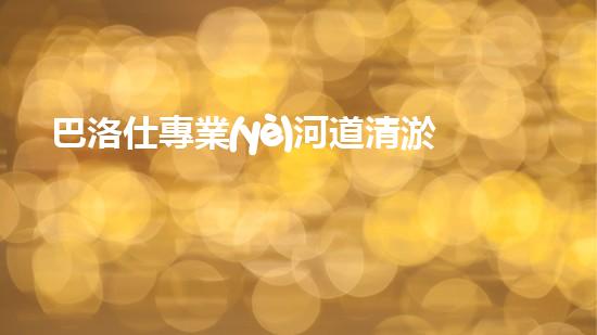 巴洛仕專業(yè)河道清淤設備租賃，高效環(huán)保首選！